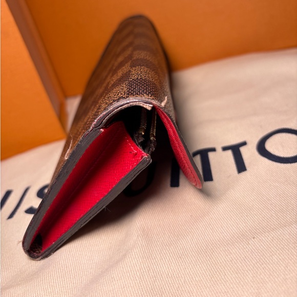 Louis Vuitton — Damier Ebene Emilie Wallet ❣️ AUTHENTIC/EUC✨ - Picture 15 of 16